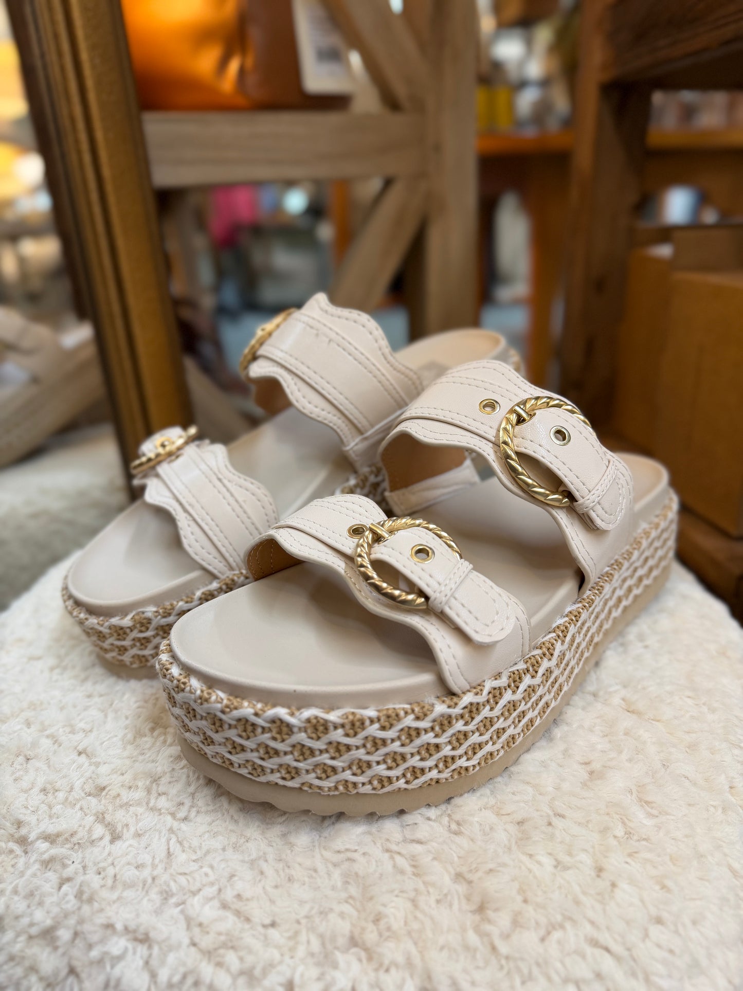Snake Platform Sandal
