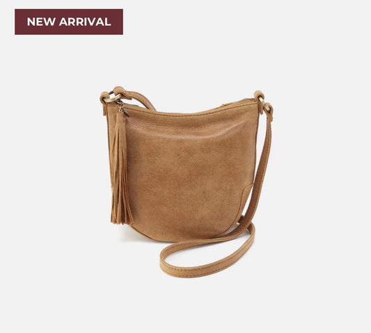 HOBO Lexi Crossbody in Buffed Leather - Whiskey
