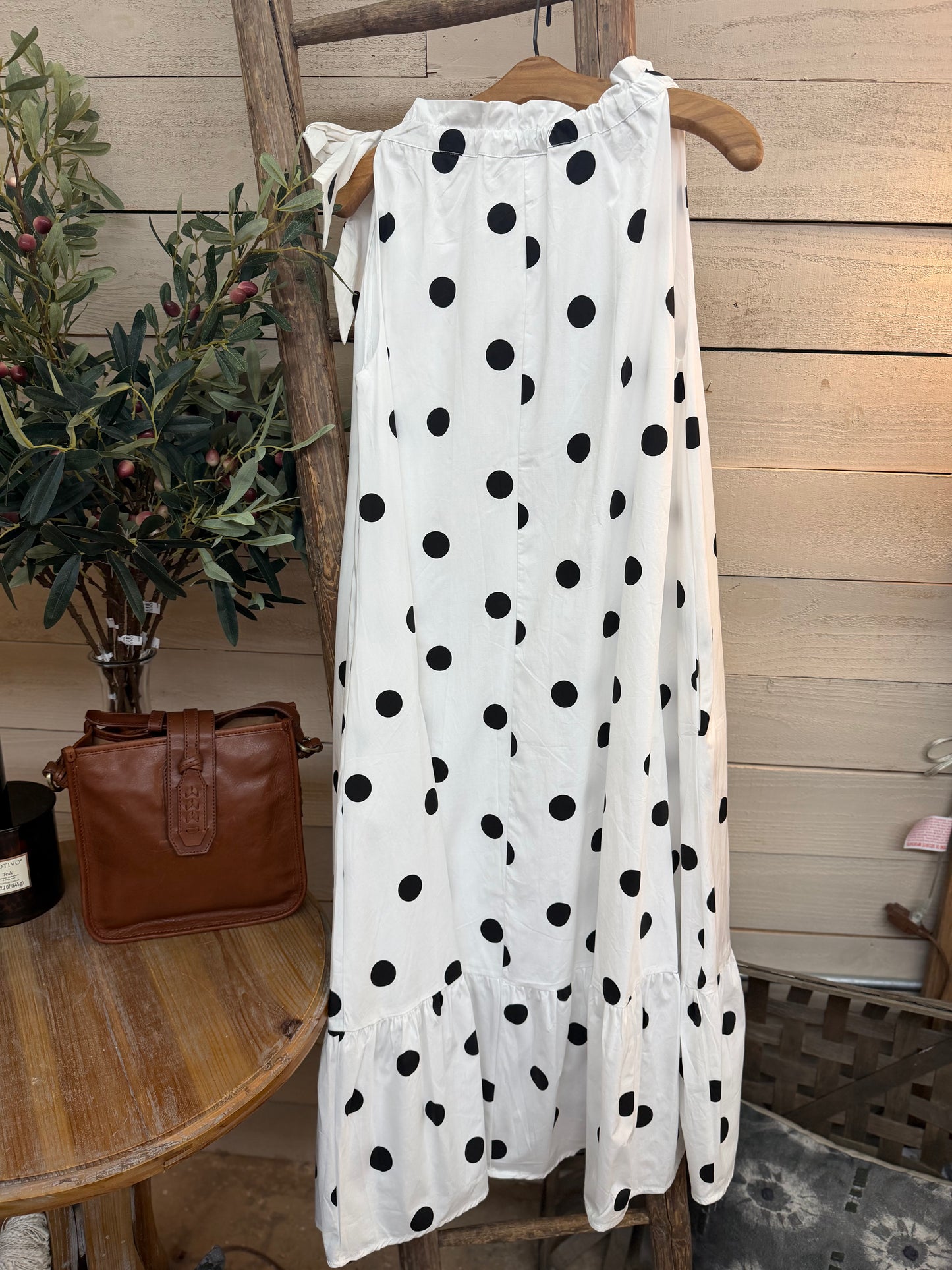Polka Dot Midi Dress