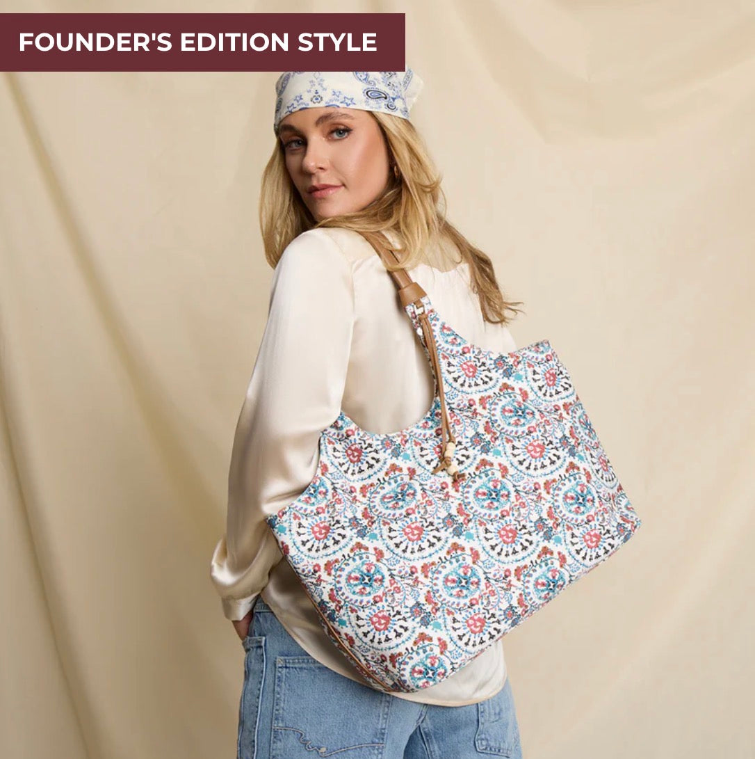 HOBO La Jolla Tote - Batik Blooms