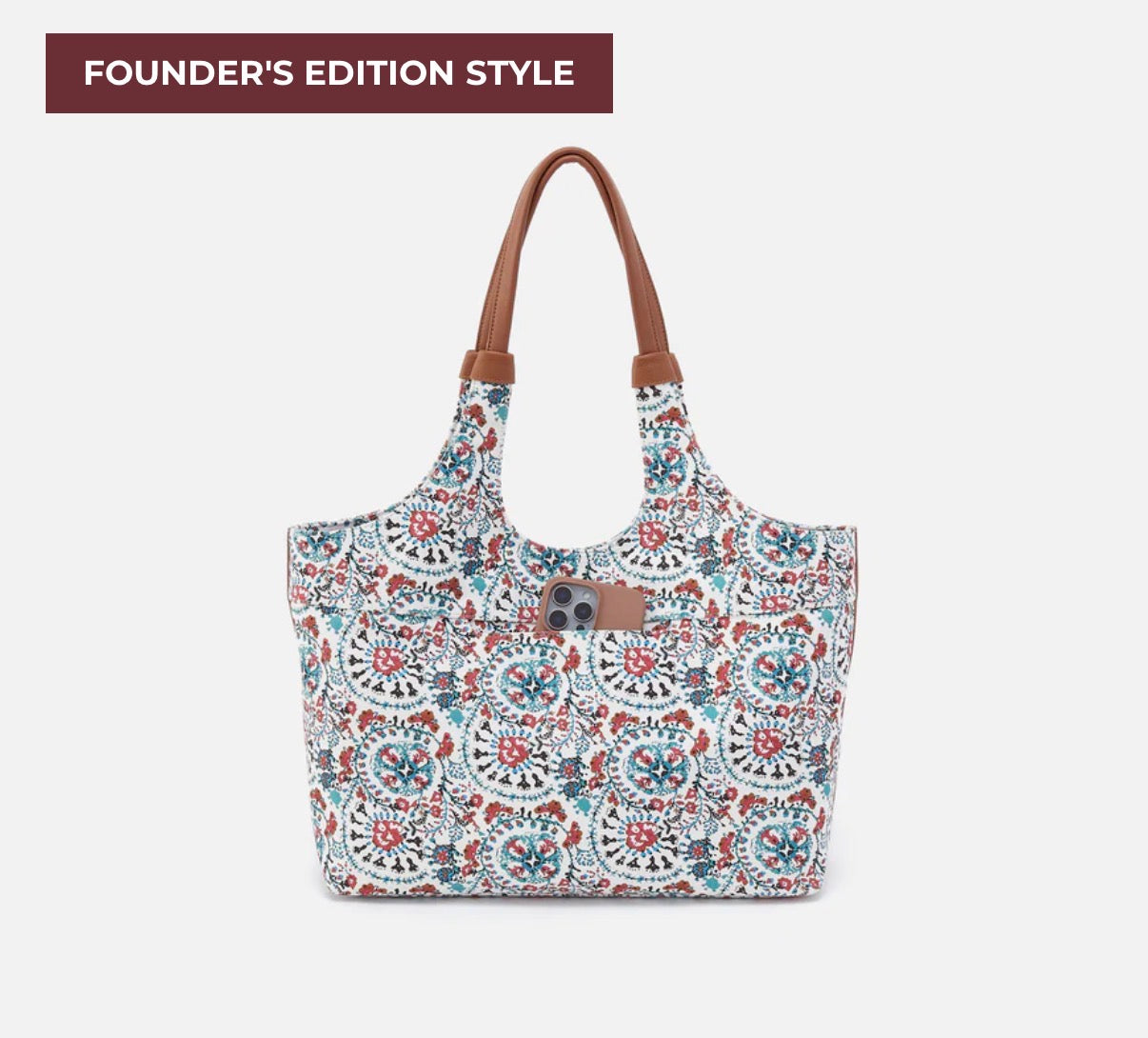 HOBO La Jolla Tote - Batik Blooms