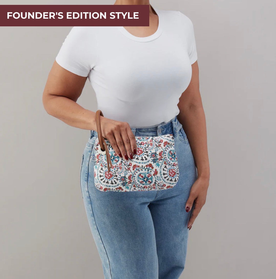 HOBO Daisy Daze Large Wristlet - Batik Blooms
