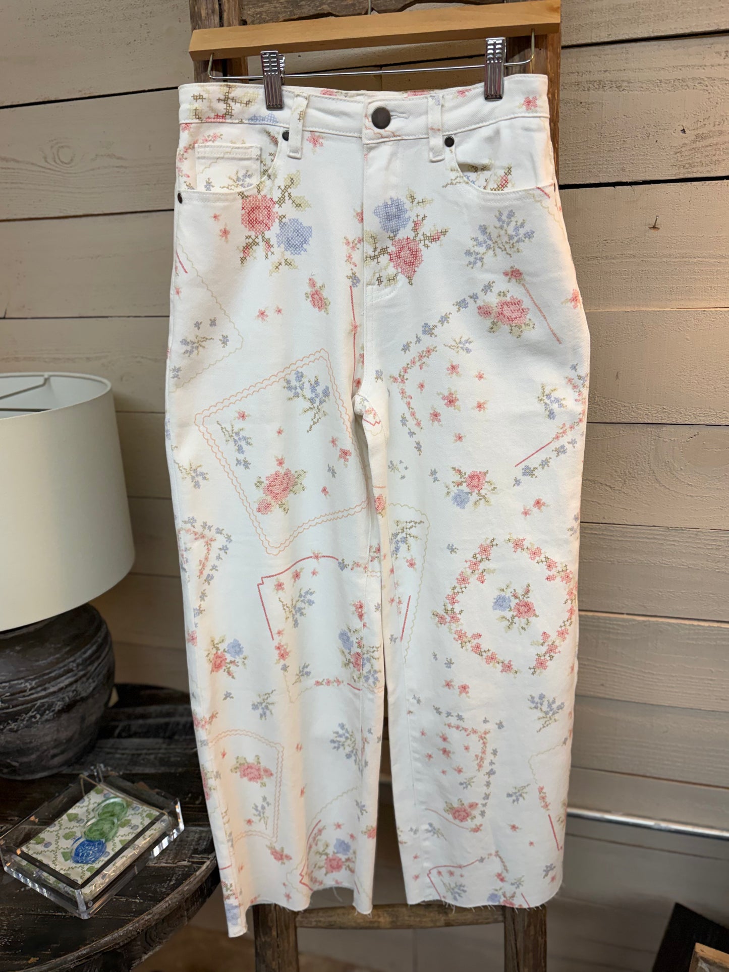 Printed Enzyme Floral Pant