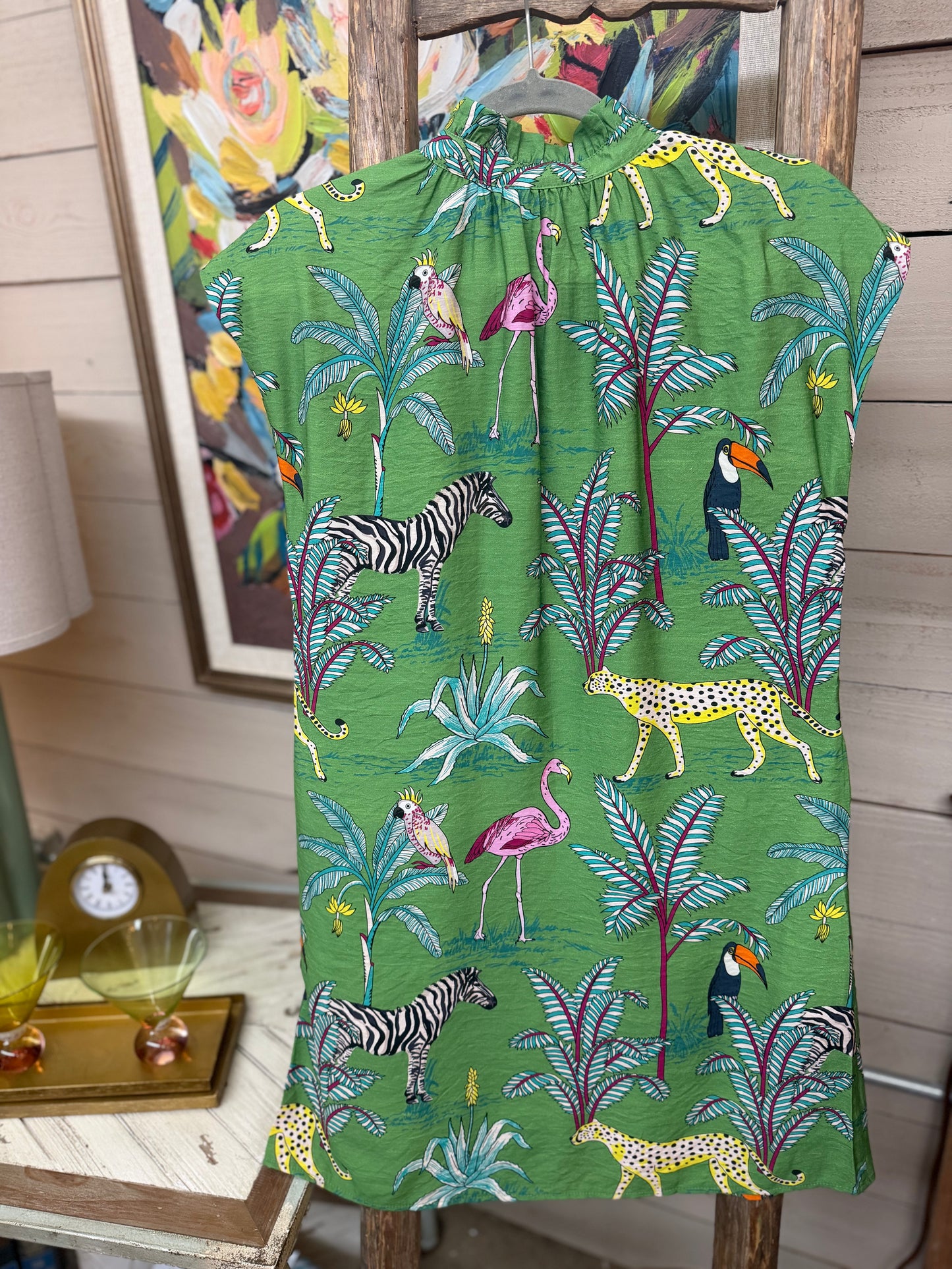 SS Animal Print Dress