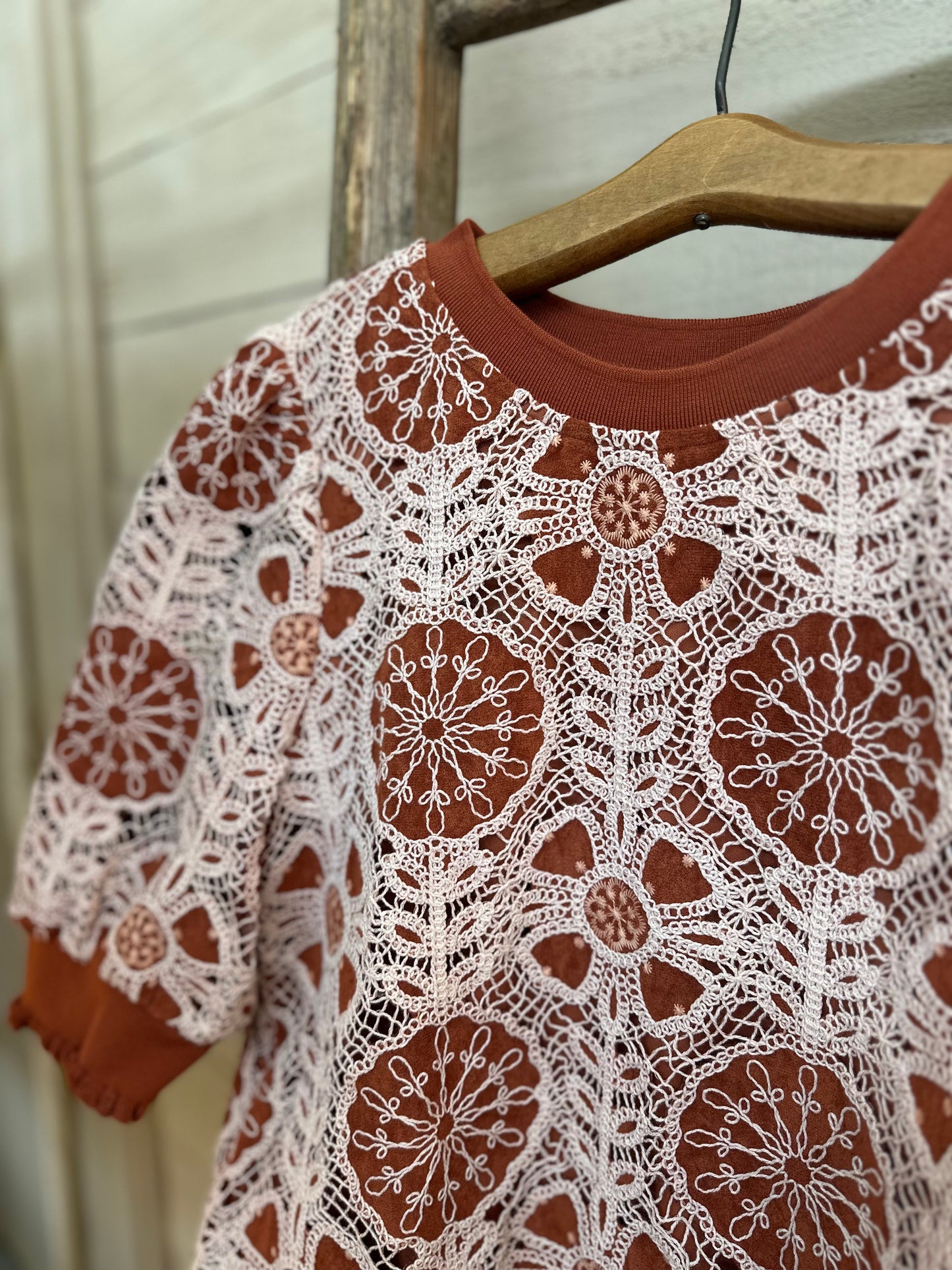 Floral Crochet Top