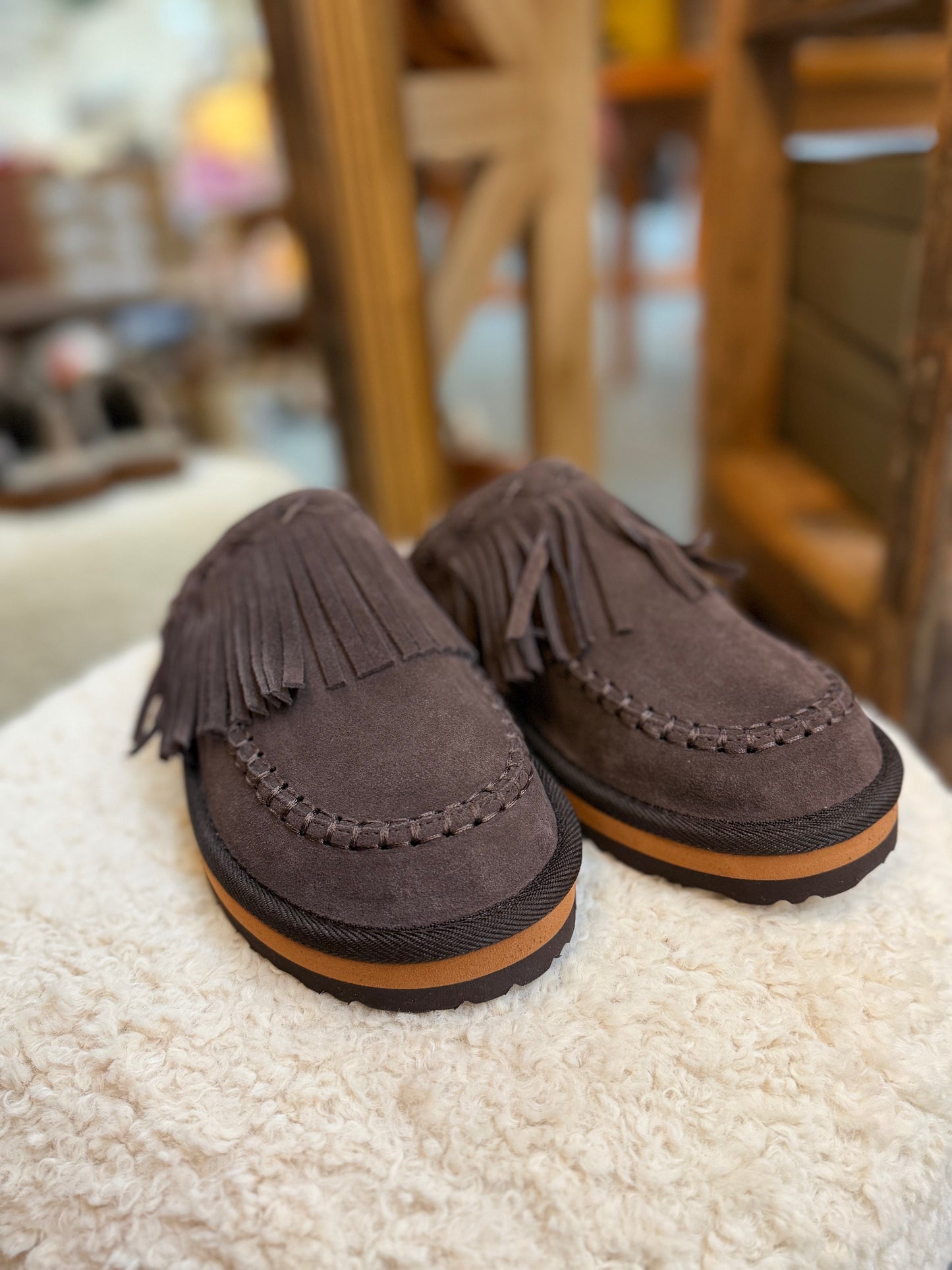 Fallon Fringe Mule