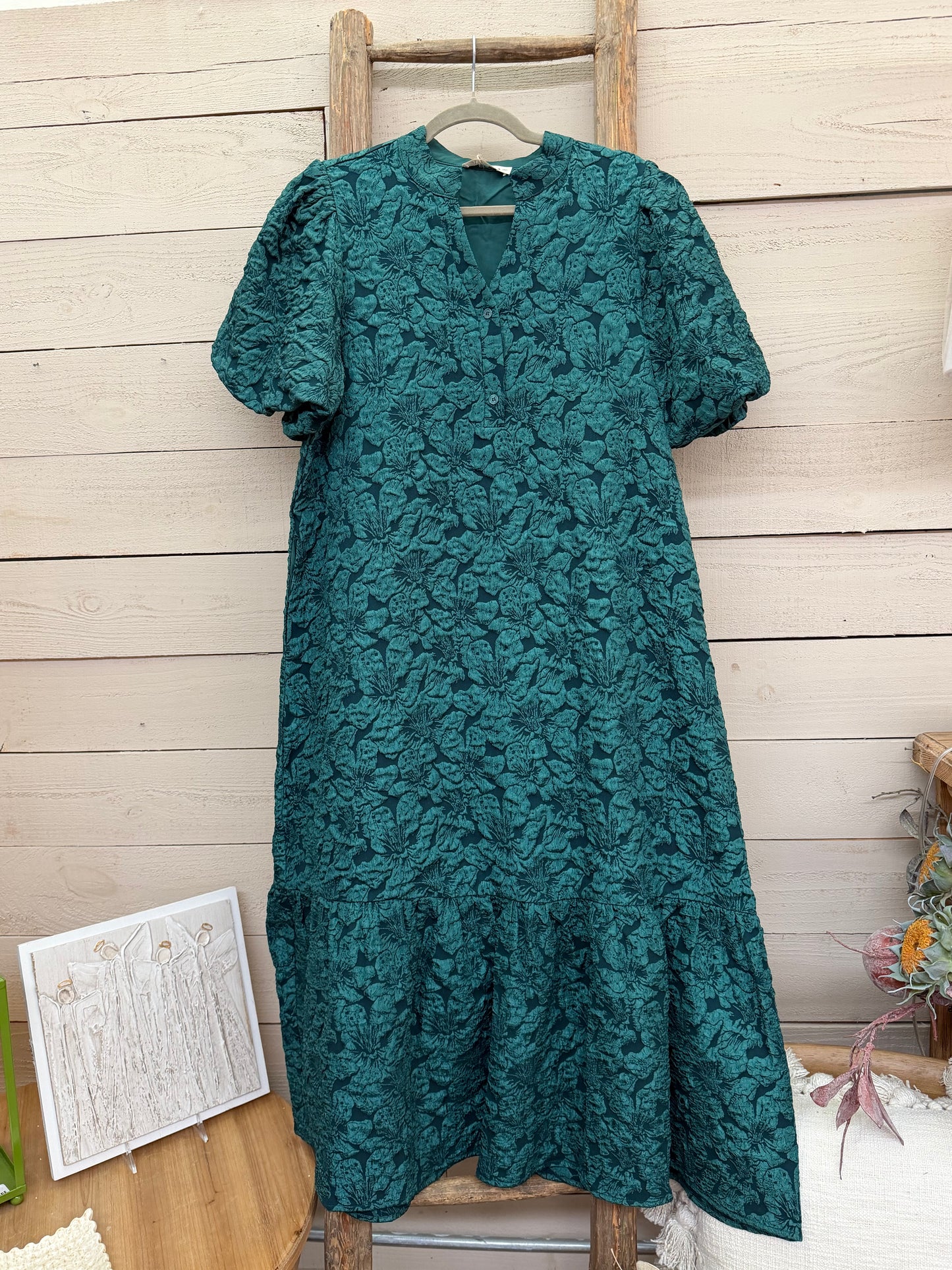 Jacquard Midi Dress