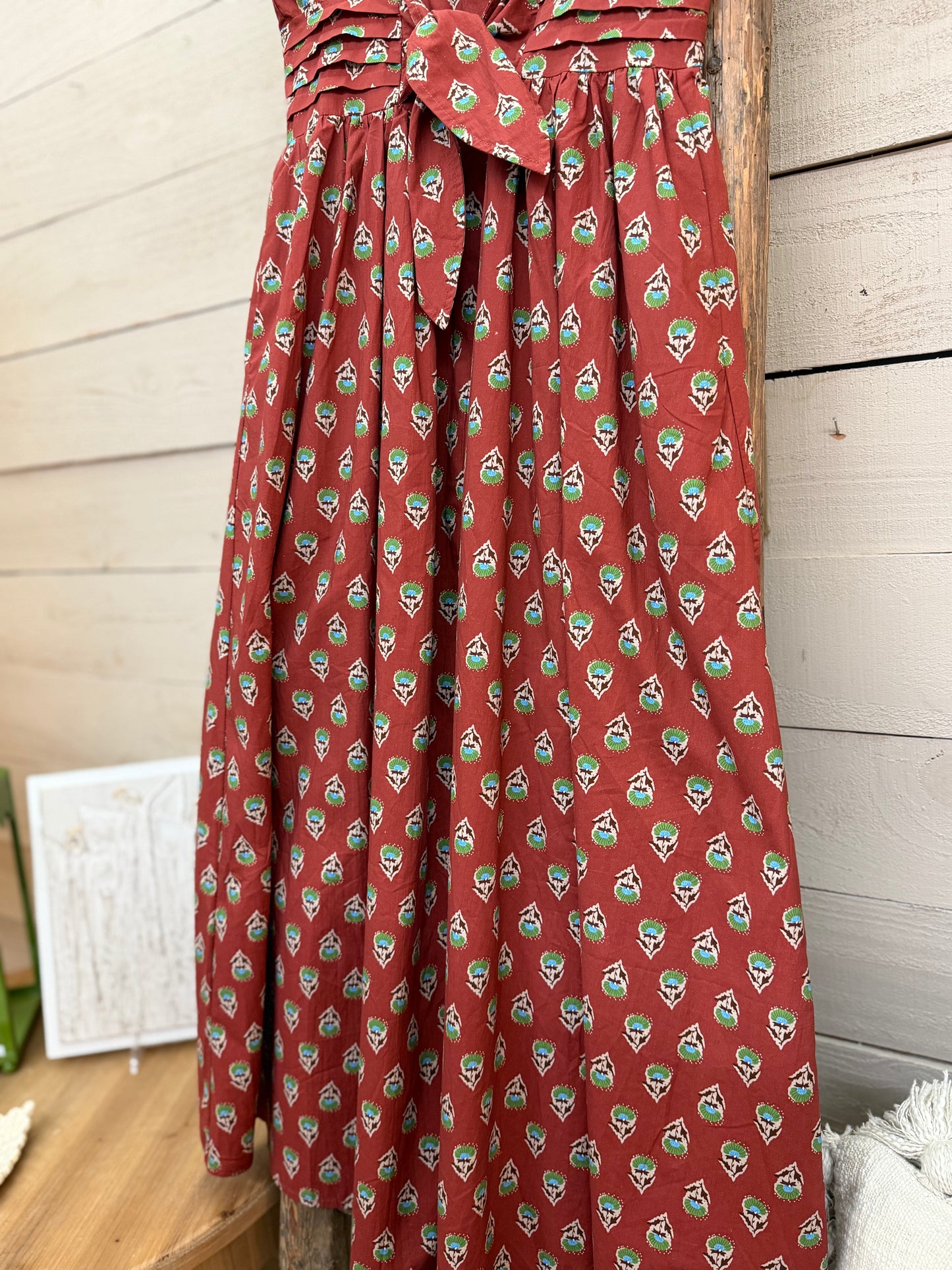 Geo Print Tie Dress