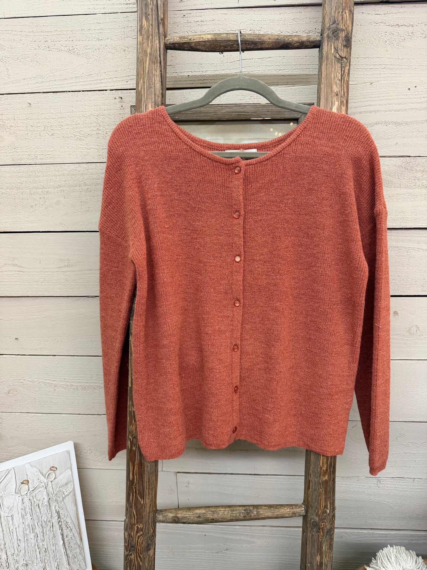 Rolled Hem Cardigan