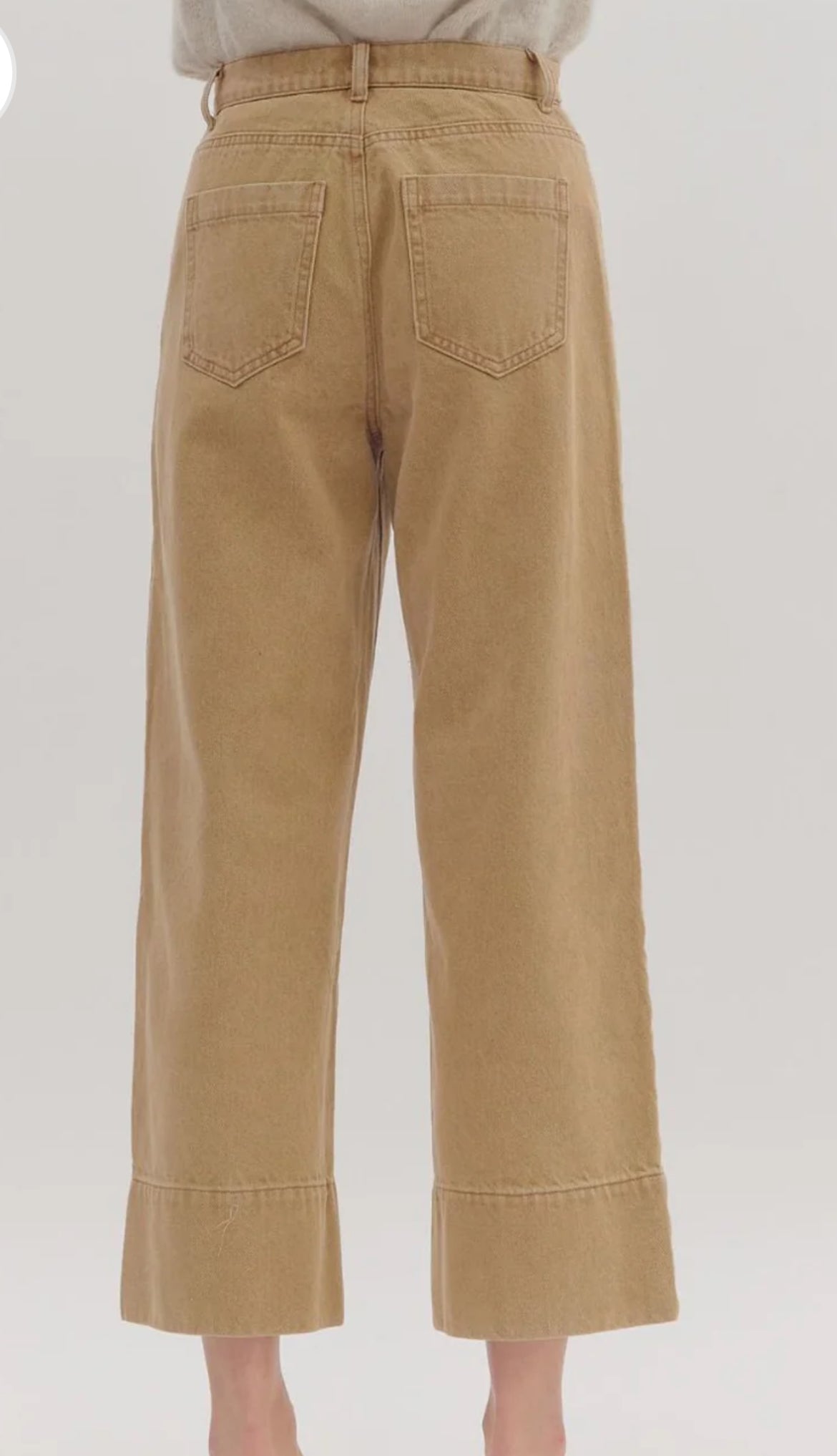 Seamed Crop Jeans