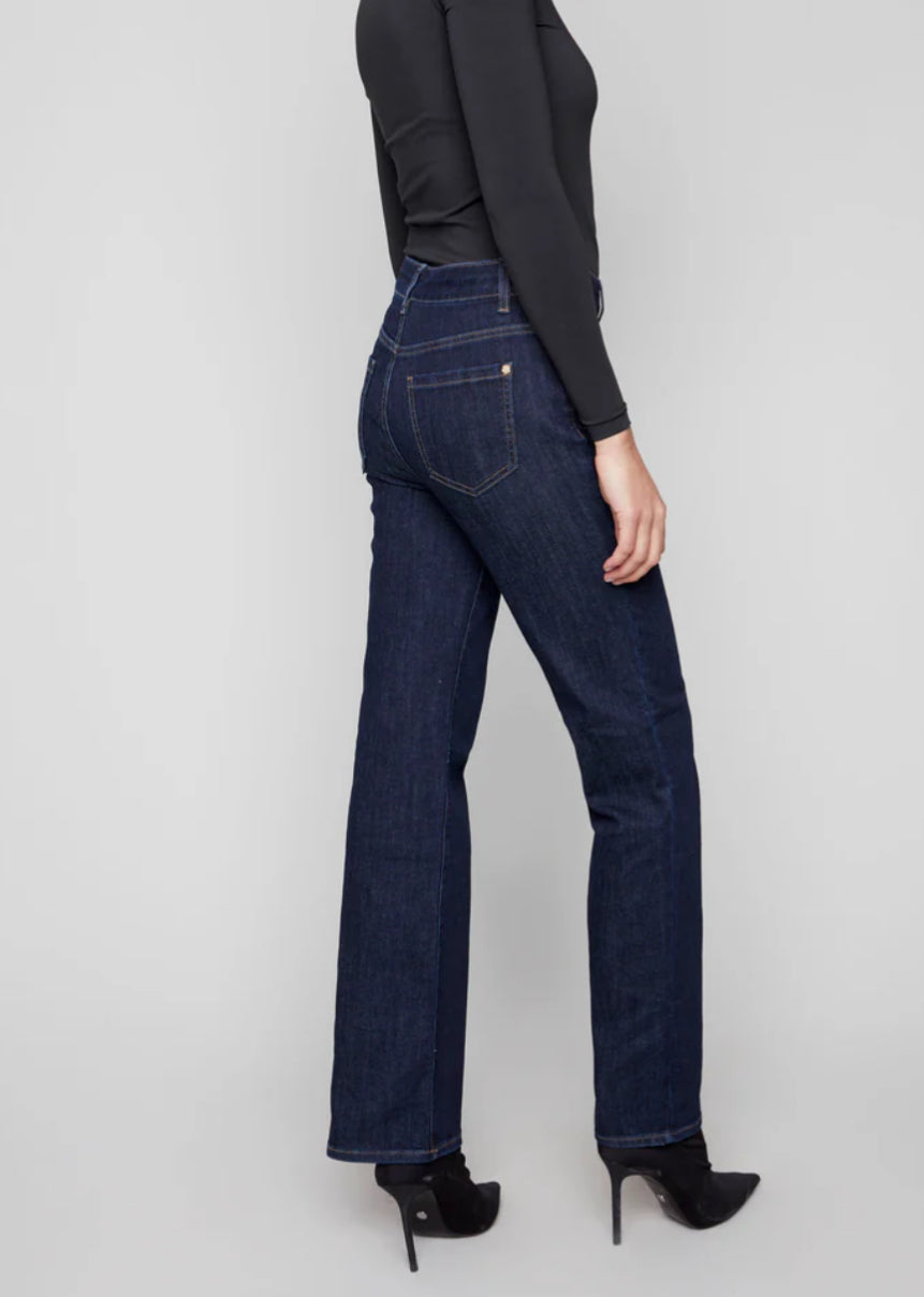Patch Pocket Flare Jeans