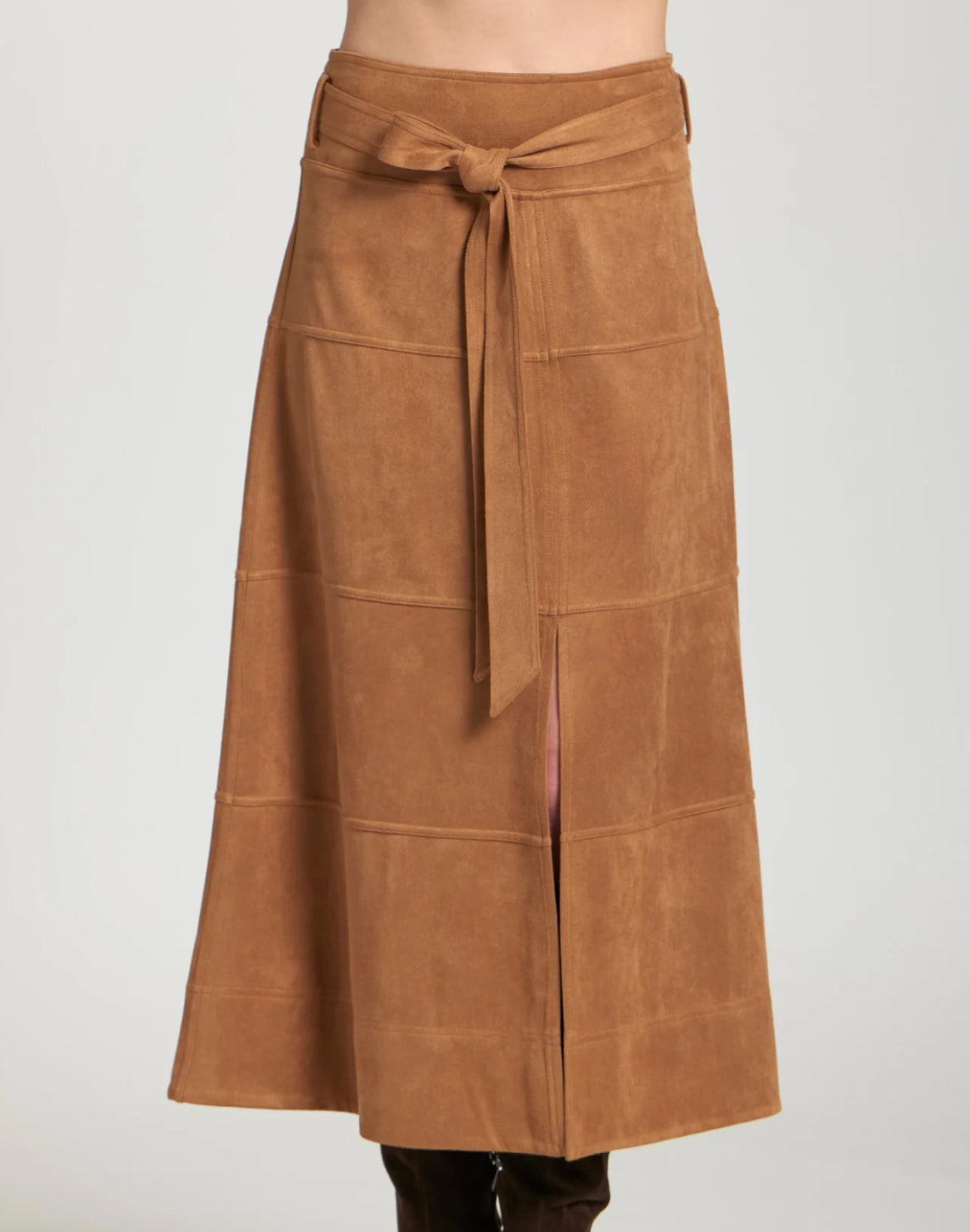 Faux Suede Skirt