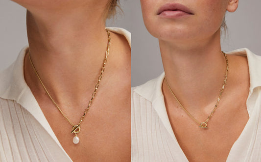 Kendra Scott Leighton Convertible Pearl Chain Necklace