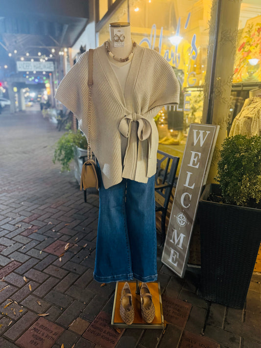 Risen High Rise Cropped Wide Leg Jeans