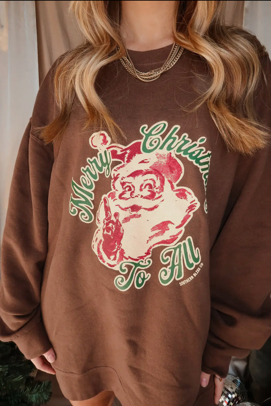 Vintage Santa Sweatshirt