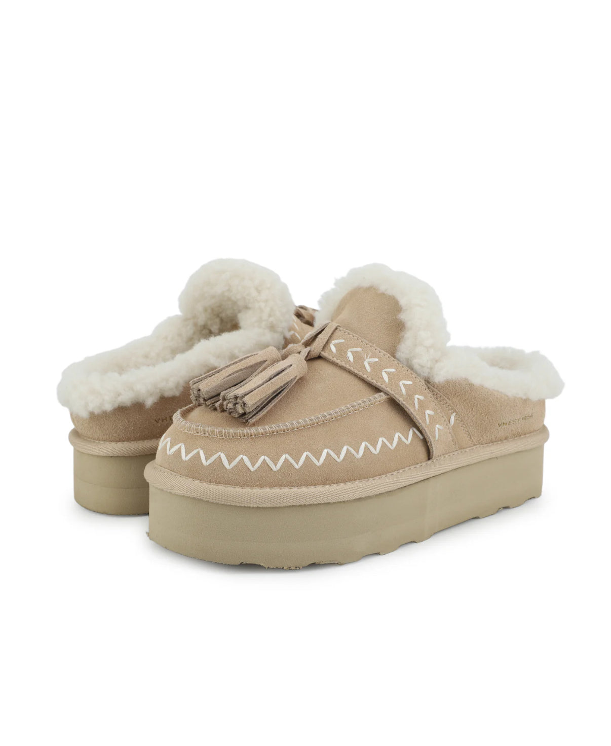 Vintage Havana Charm Platform Mules