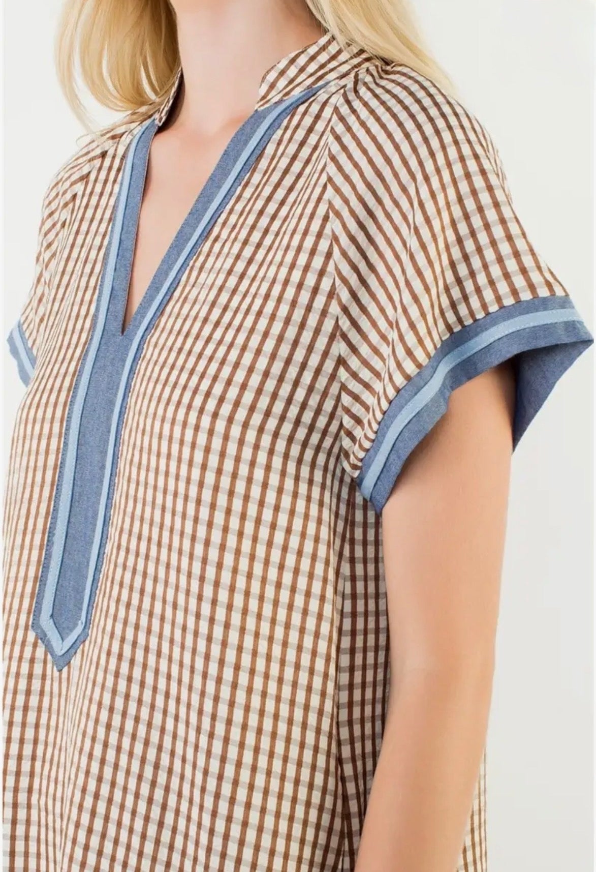 Gingham Pattern Dress