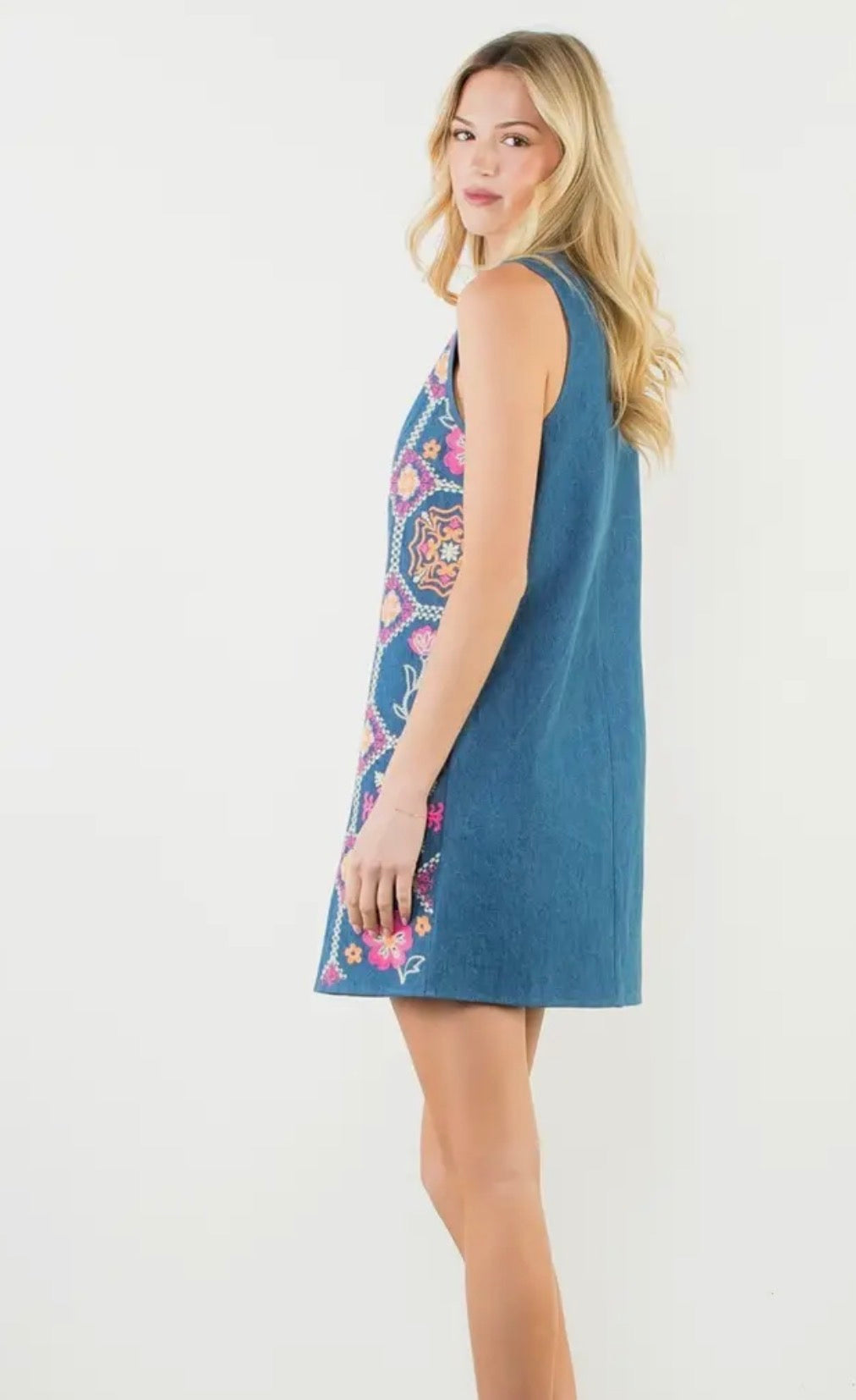 Embroidered Detail Dress