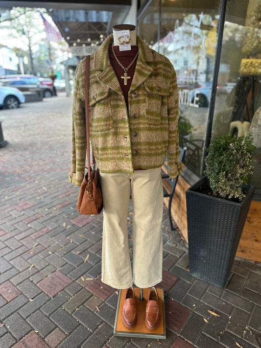 Liverpool Boxy Plaid Jacket