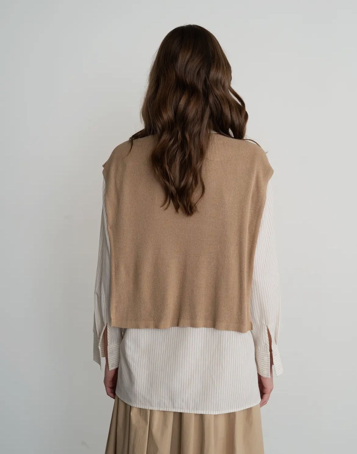 Loose Knit Sweater Vest