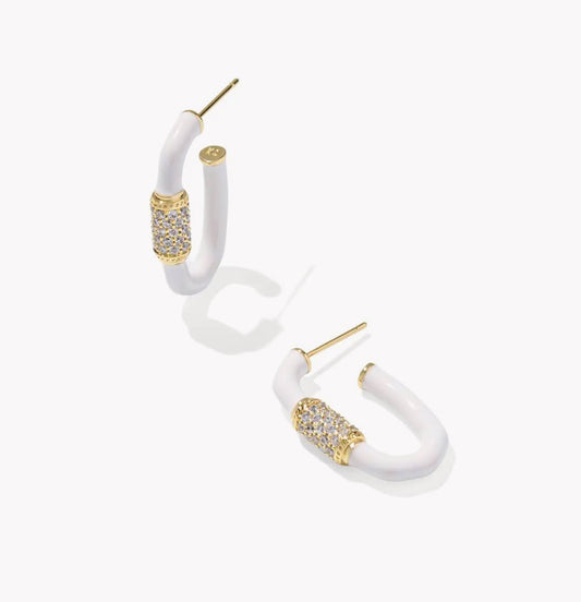 Kendra Scott Emery Enamel Hoops